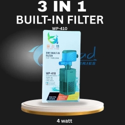 3 in 1 built filter